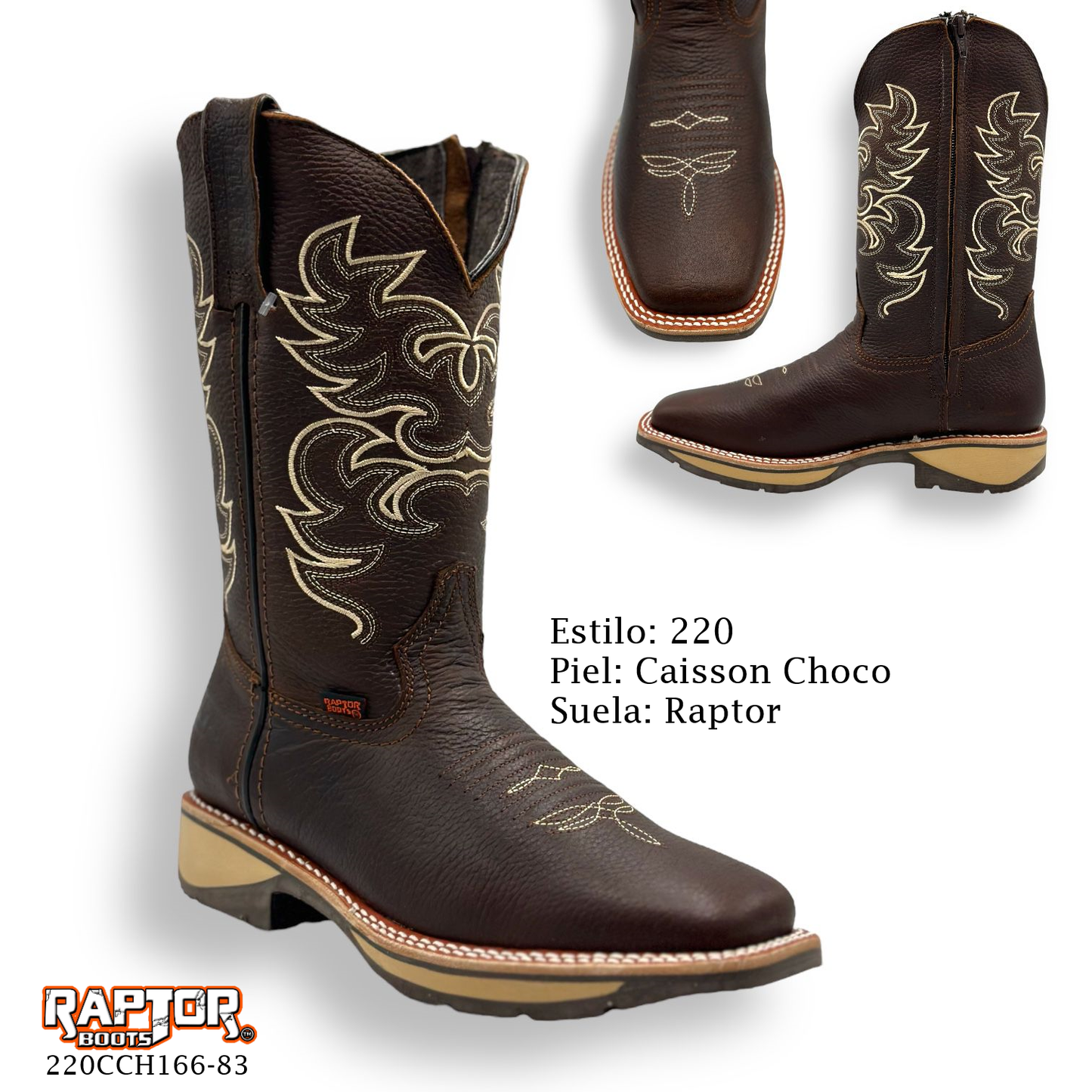 BOTA RAPTOR 220 CAISSON MIEL CON CASQUILLO