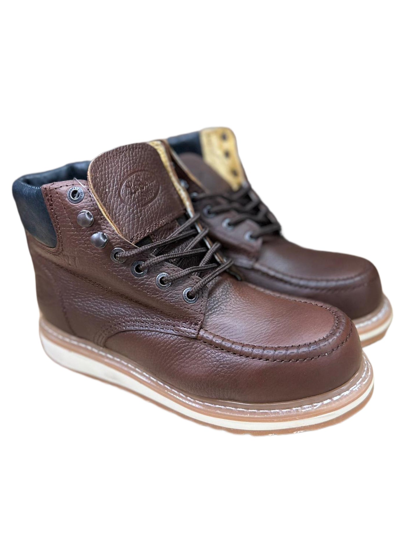 BOTA DE TRABAJO LA SIERRA CRAZY DARK BROWN