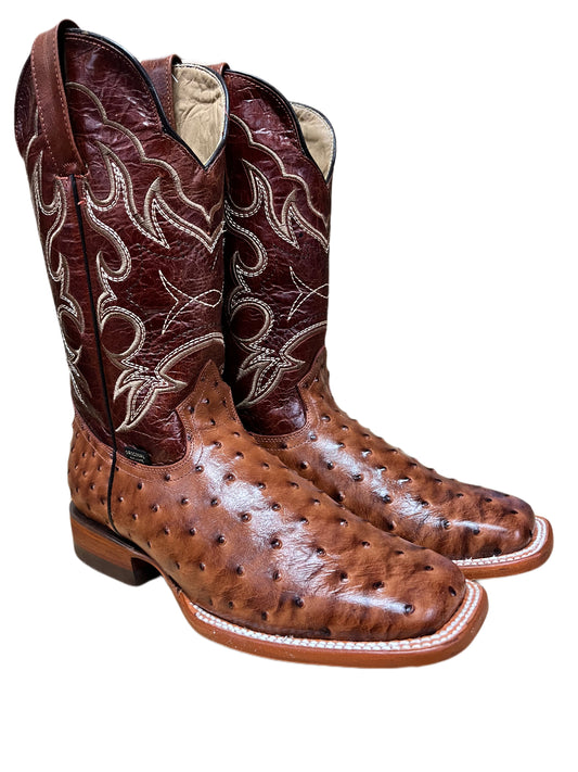 BOTA REYME HORMA TEXANA PRINT LEATHER AVESTRUZ