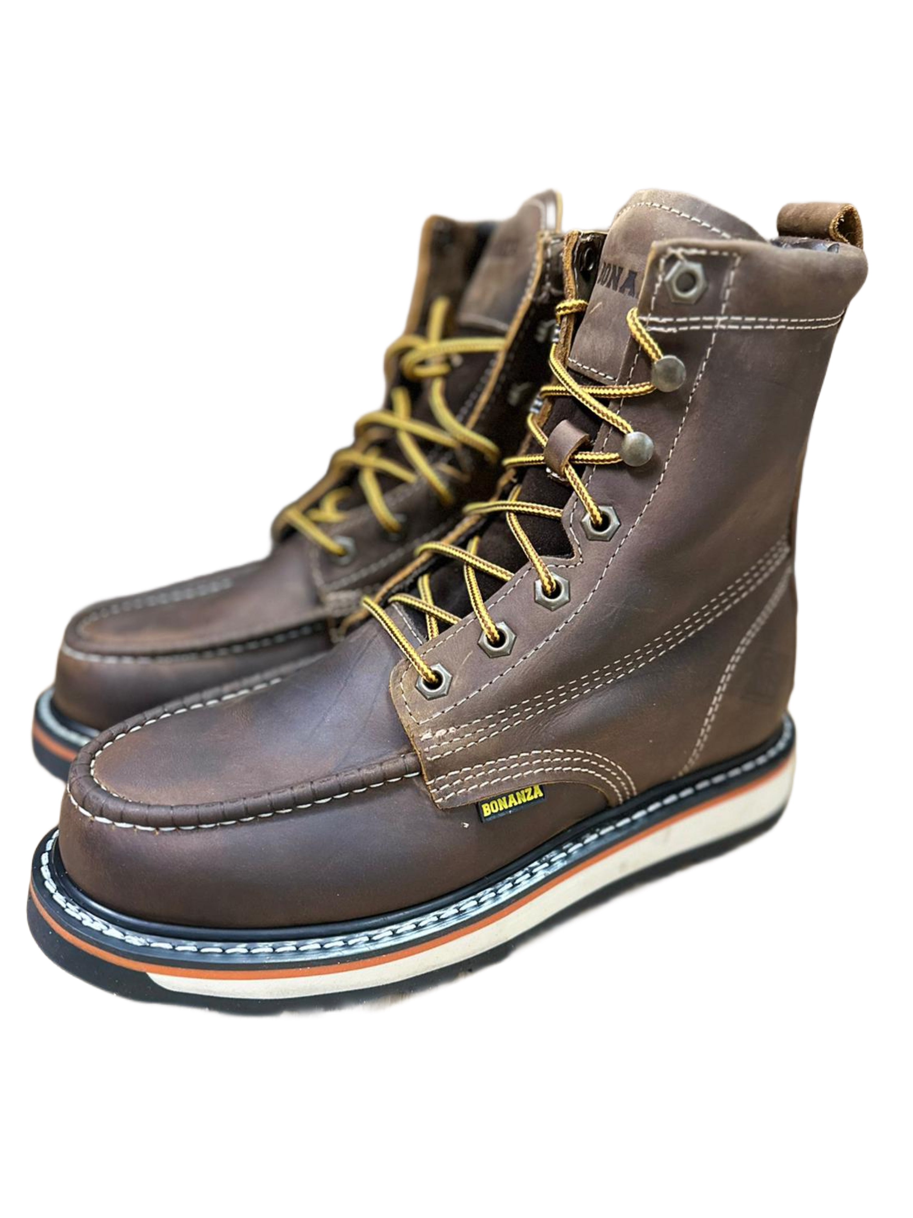 BOTA DE TRABAJO BONANZA BA 813 CRAZY BROWN