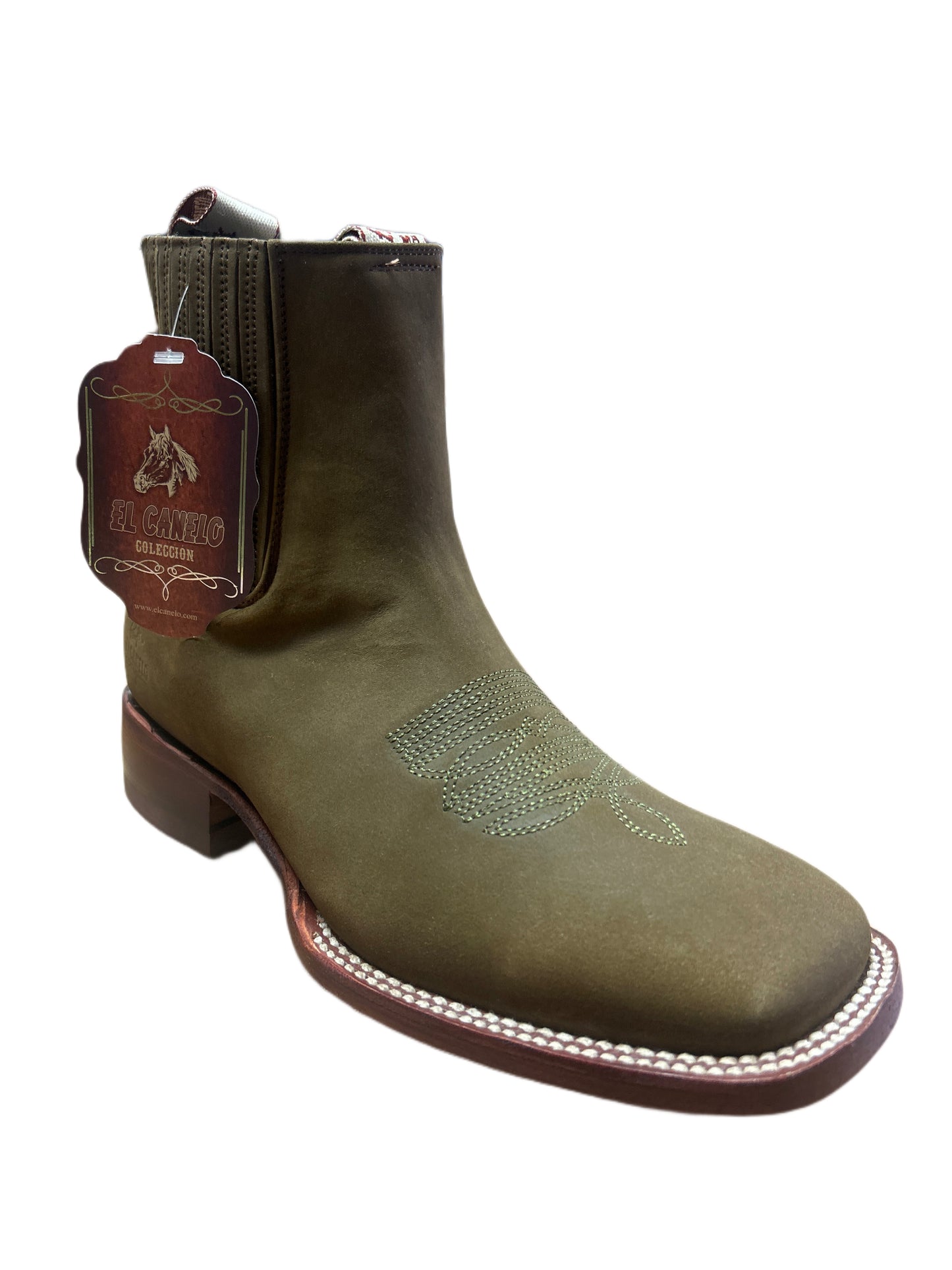 BOTIN EL CANELO BUCK VERDE MUSGO 04