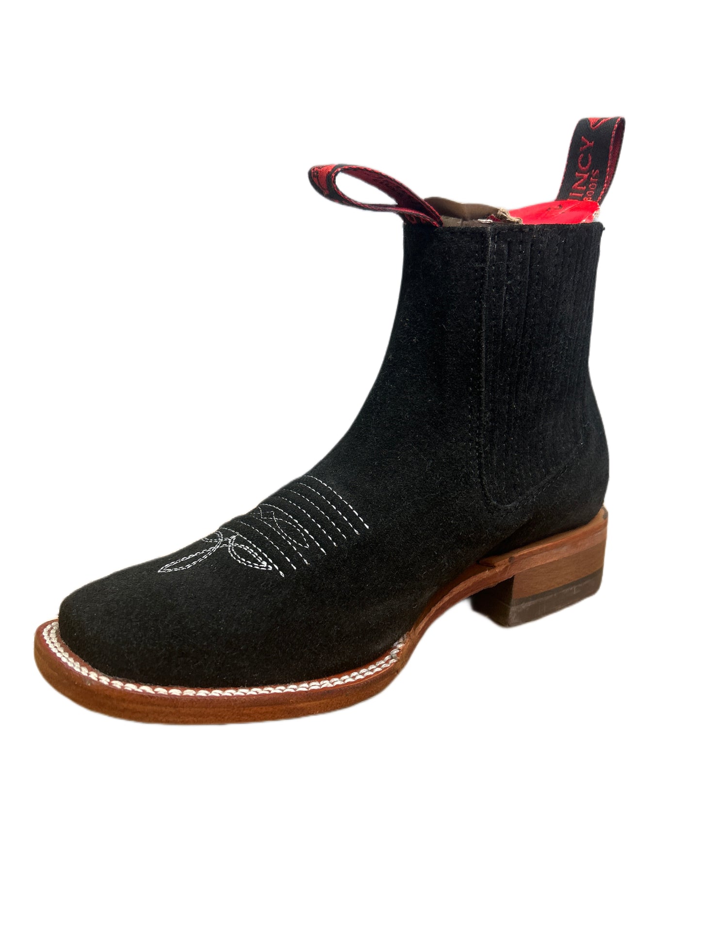 BOTIN QUINCY MUJER SUADE LEATHER BLACK