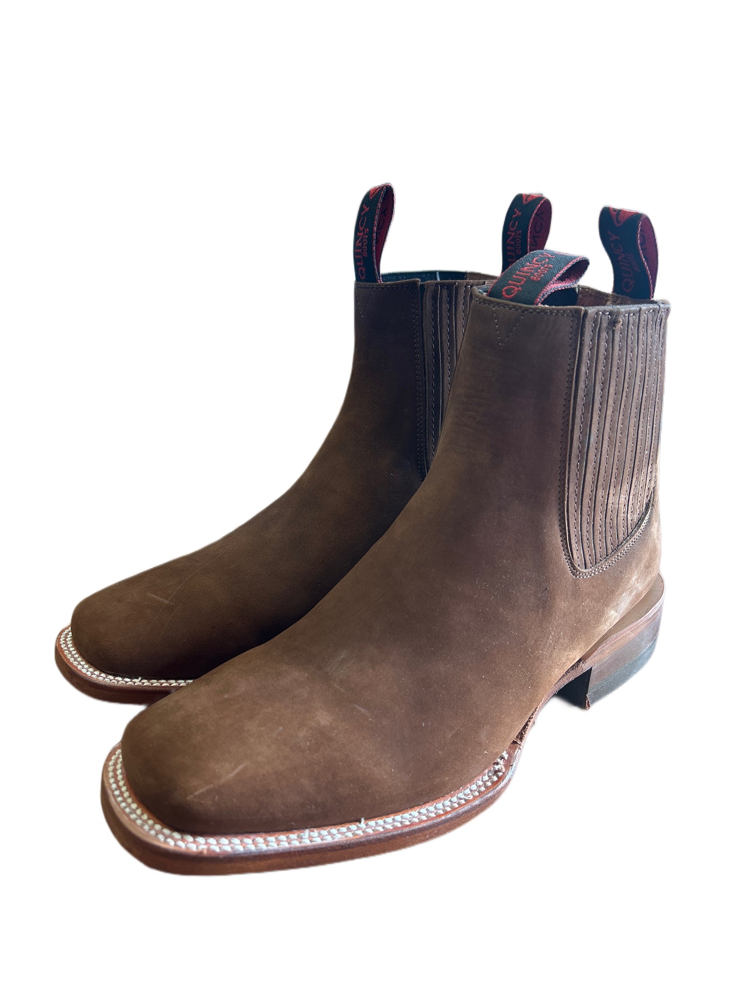 BOTIN QUINCY PUNTA CUADRADA CHOCOLATE