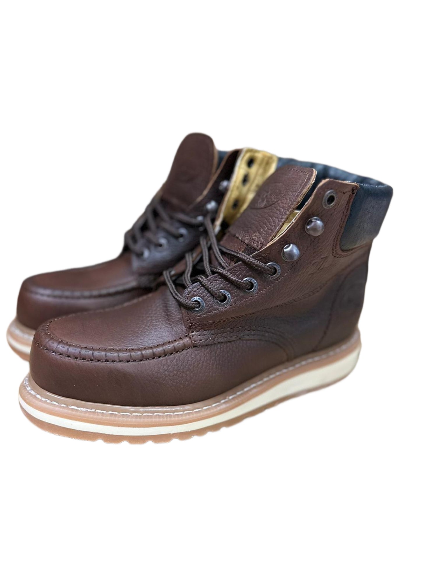 BOTA DE TRABAJO LA SIERRA CRAZY DARK BROWN